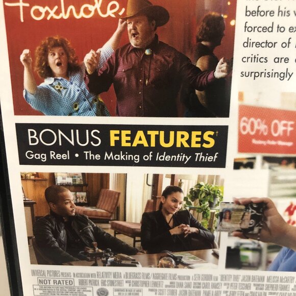 Comedy & Feel-Good Movie DVD Bundle – Identity Thief + Unlikely Angel - Picture 5 of 7